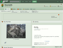 Tablet Screenshot of ninaviola96.deviantart.com