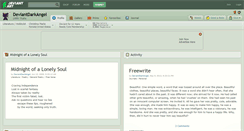 Desktop Screenshot of deviantdarkangel.deviantart.com