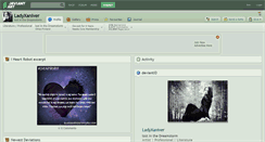 Desktop Screenshot of ladyxaniver.deviantart.com