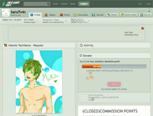 Tablet Screenshot of karutwin.deviantart.com