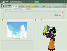 Tablet Screenshot of colono.deviantart.com