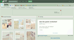 Desktop Screenshot of joyhey.deviantart.com
