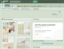 Tablet Screenshot of joyhey.deviantart.com