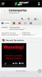 Mobile Screenshot of contemporize.deviantart.com