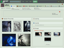 Tablet Screenshot of lalia-a.deviantart.com
