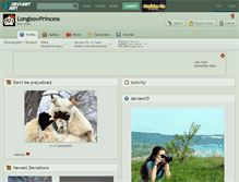Tablet Screenshot of longbowprincess.deviantart.com