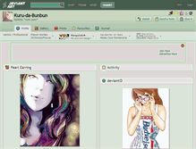 Tablet Screenshot of kuru-da-bunbun.deviantart.com