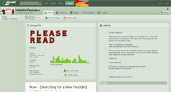 Desktop Screenshot of hetaoni-fanclub.deviantart.com