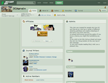 Tablet Screenshot of dcmarvel.deviantart.com