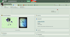 Desktop Screenshot of hisblackdahlia.deviantart.com