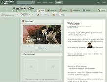 Tablet Screenshot of greg-sanders-csi.deviantart.com