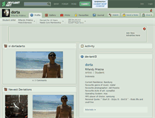Tablet Screenshot of dorta.deviantart.com