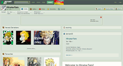 Desktop Screenshot of hiruma-fans.deviantart.com