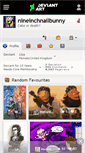 Mobile Screenshot of nineinchnailbunny.deviantart.com