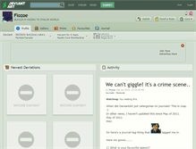 Tablet Screenshot of flozoe.deviantart.com