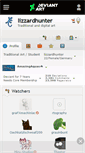 Mobile Screenshot of lizzardhunter.deviantart.com