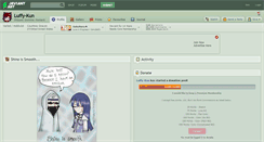 Desktop Screenshot of luffy-kun.deviantart.com