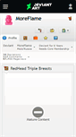 Mobile Screenshot of moreflame.deviantart.com