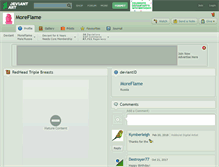 Tablet Screenshot of moreflame.deviantart.com