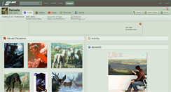 Desktop Screenshot of damalia.deviantart.com