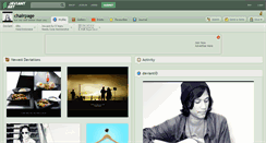 Desktop Screenshot of chairpage.deviantart.com