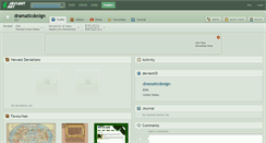 Desktop Screenshot of dramaticdesign.deviantart.com