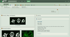 Desktop Screenshot of kerryhall.deviantart.com