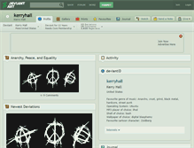 Tablet Screenshot of kerryhall.deviantart.com
