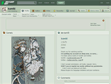 Tablet Screenshot of komiti.deviantart.com