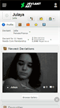 Mobile Screenshot of julaya.deviantart.com