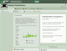 Tablet Screenshot of pokemon-transformers.deviantart.com
