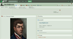Desktop Screenshot of cean-brightsword.deviantart.com