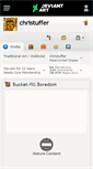 Mobile Screenshot of christuffer.deviantart.com