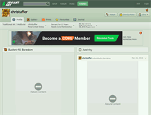 Tablet Screenshot of christuffer.deviantart.com