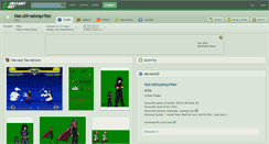 Desktop Screenshot of narutimatespriter.deviantart.com