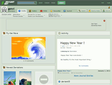 Tablet Screenshot of genvi.deviantart.com