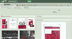 Desktop Screenshot of goldfuzzy.deviantart.com