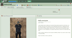 Desktop Screenshot of dustormcloud.deviantart.com