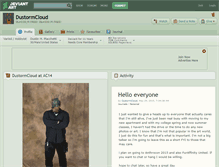 Tablet Screenshot of dustormcloud.deviantart.com