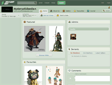 Tablet Screenshot of mysteryofalbesila.deviantart.com