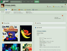 Tablet Screenshot of crimson-akaito.deviantart.com