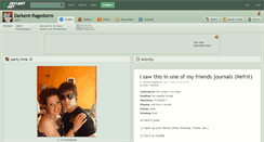 Desktop Screenshot of darkent-ragestorm.deviantart.com