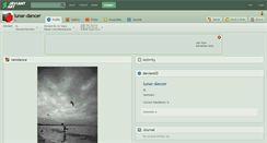 Desktop Screenshot of lunar-dancer.deviantart.com