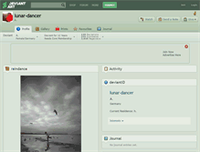 Tablet Screenshot of lunar-dancer.deviantart.com