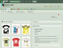 Tablet Screenshot of electric-sushi.deviantart.com
