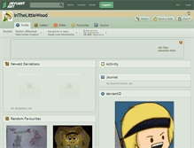 Tablet Screenshot of inthelittlewood.deviantart.com