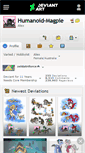 Mobile Screenshot of humanoid-magpie.deviantart.com