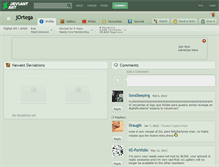 Tablet Screenshot of jortega.deviantart.com