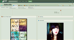 Desktop Screenshot of mystery-kitty.deviantart.com