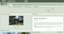 Desktop Screenshot of klontak.deviantart.com